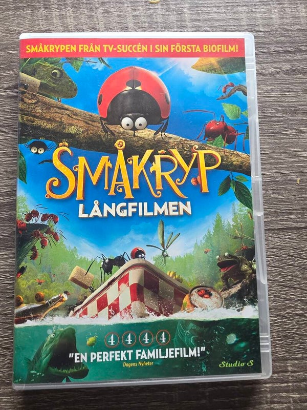 SMÅKRYP  LÅNGFILMEN DVD