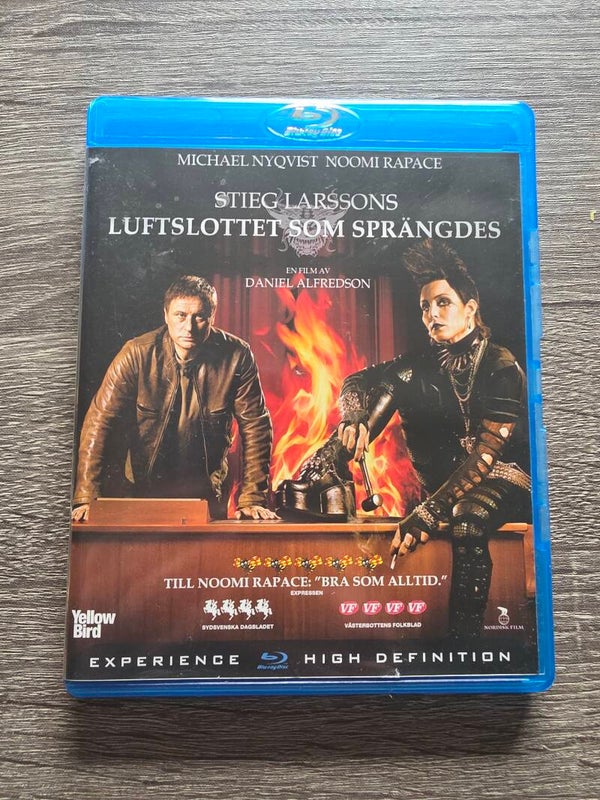 STIEG LARSSONS LUFTSLOTTET SOM SPRÄNGDES DVD