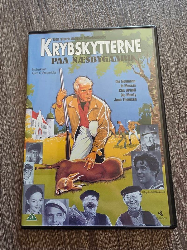 KRYBSKYTTERNE  PAA NÆSBYGAARD DVD