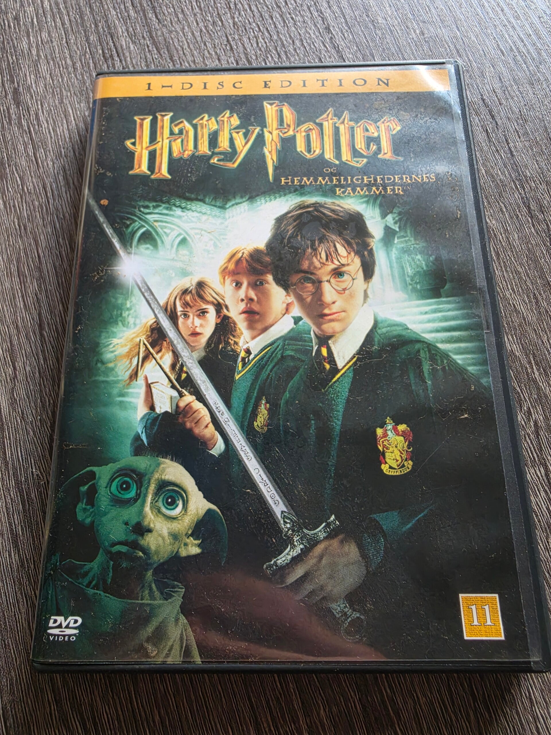 Harry Potter og Hemmelighedernes Kammer DVD