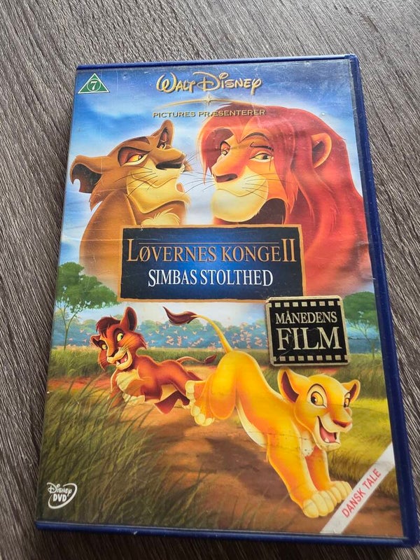 Løvernes Konge II DVD