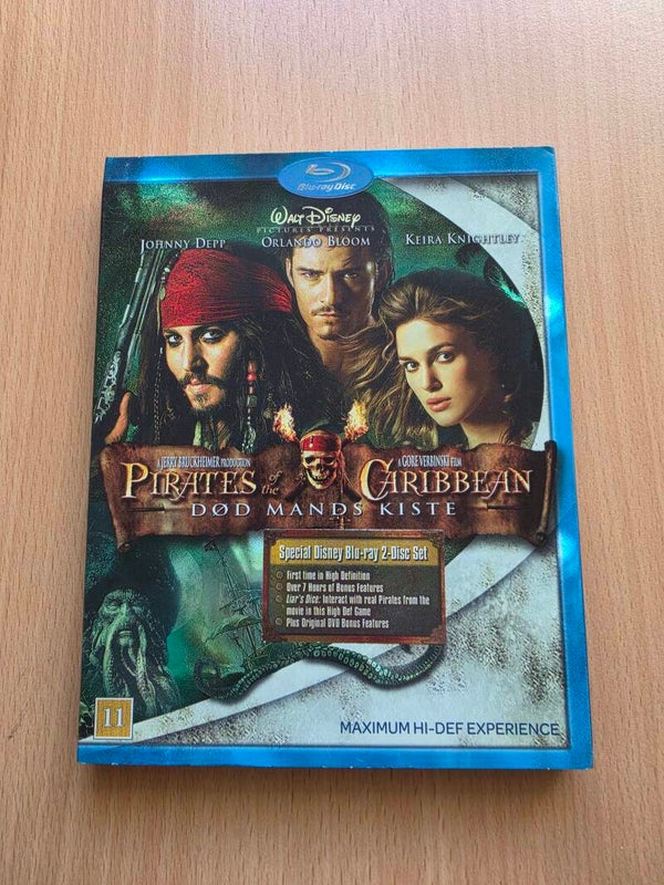 Pirates of the Caribbean: Død mands kiste DVD