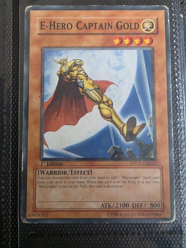 E-HERO CAPTAIN GOLD