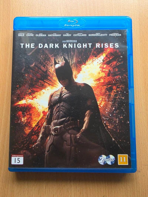 THE DARK KNIGHT RISES DVD