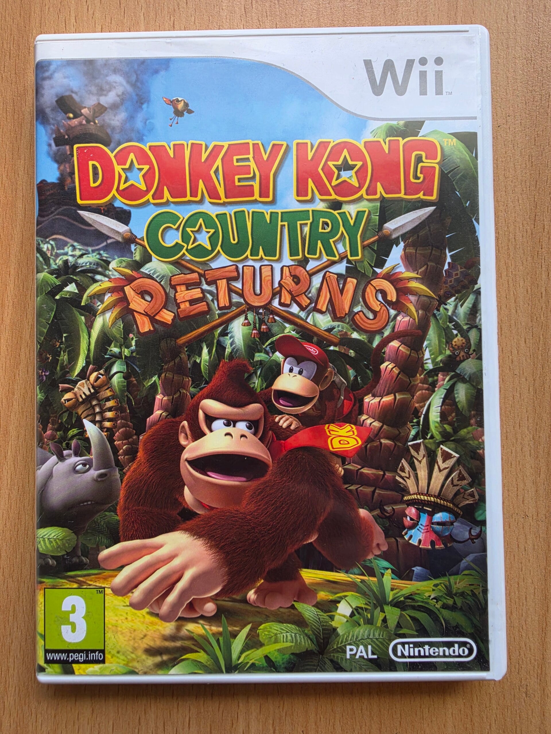 Donkey Kong Country Returns WII