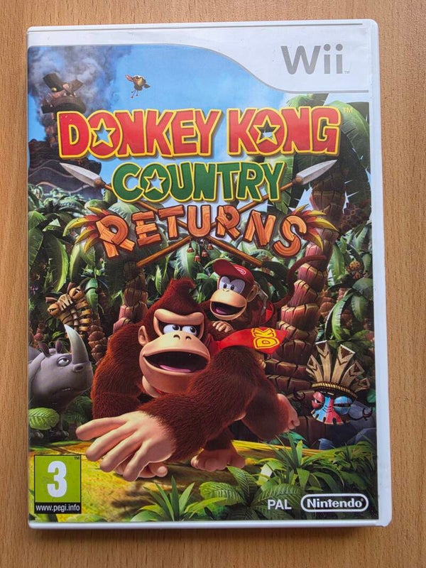 Donkey Kong Country Returns WII
