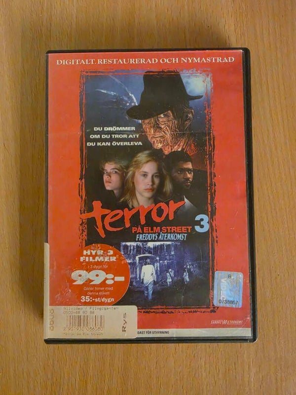 Terror på Elm Street 3 DVD