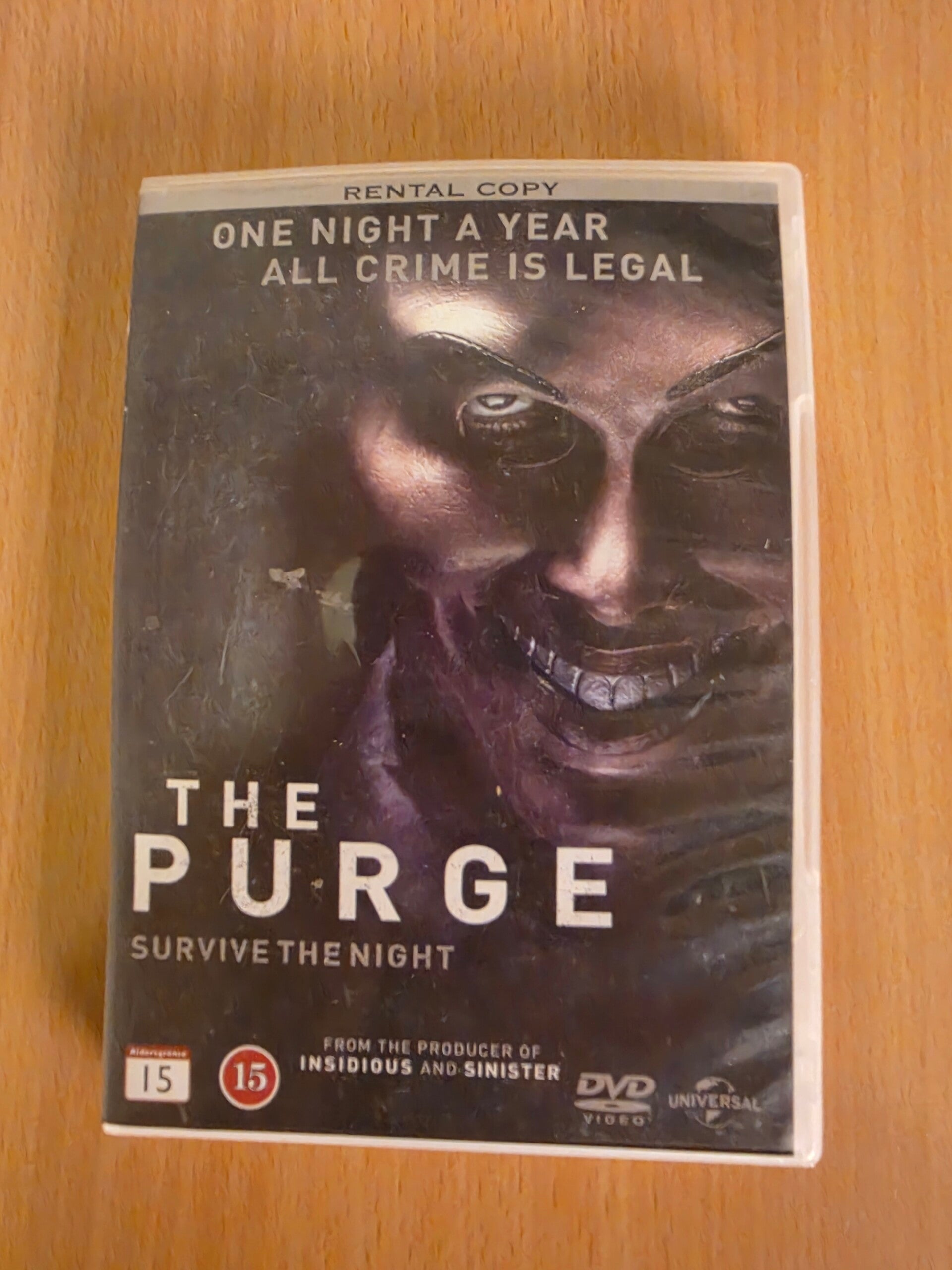 The Purge  DVD