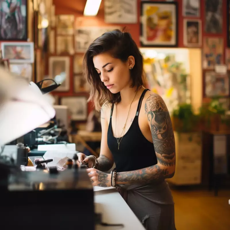 Fine line tattoo Amsterdam