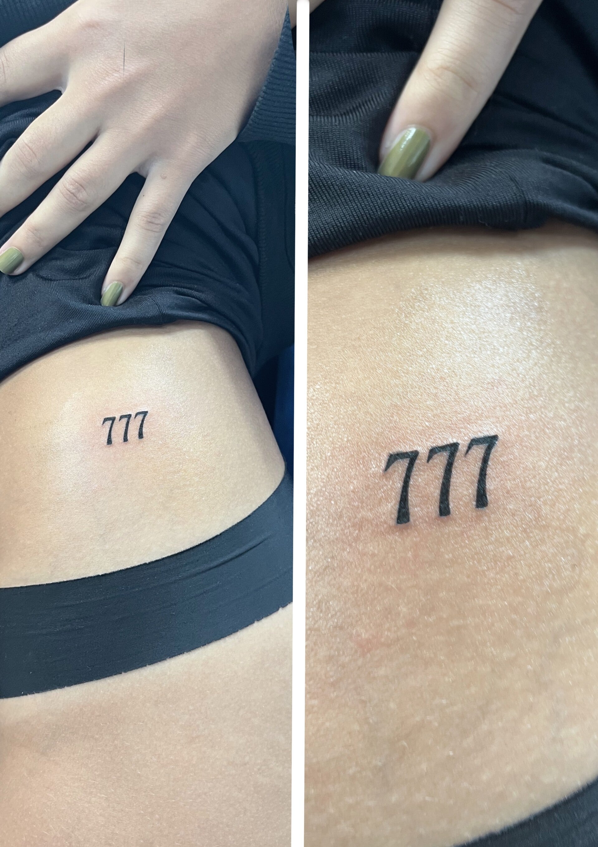 Number tattoo Elmar tattoo