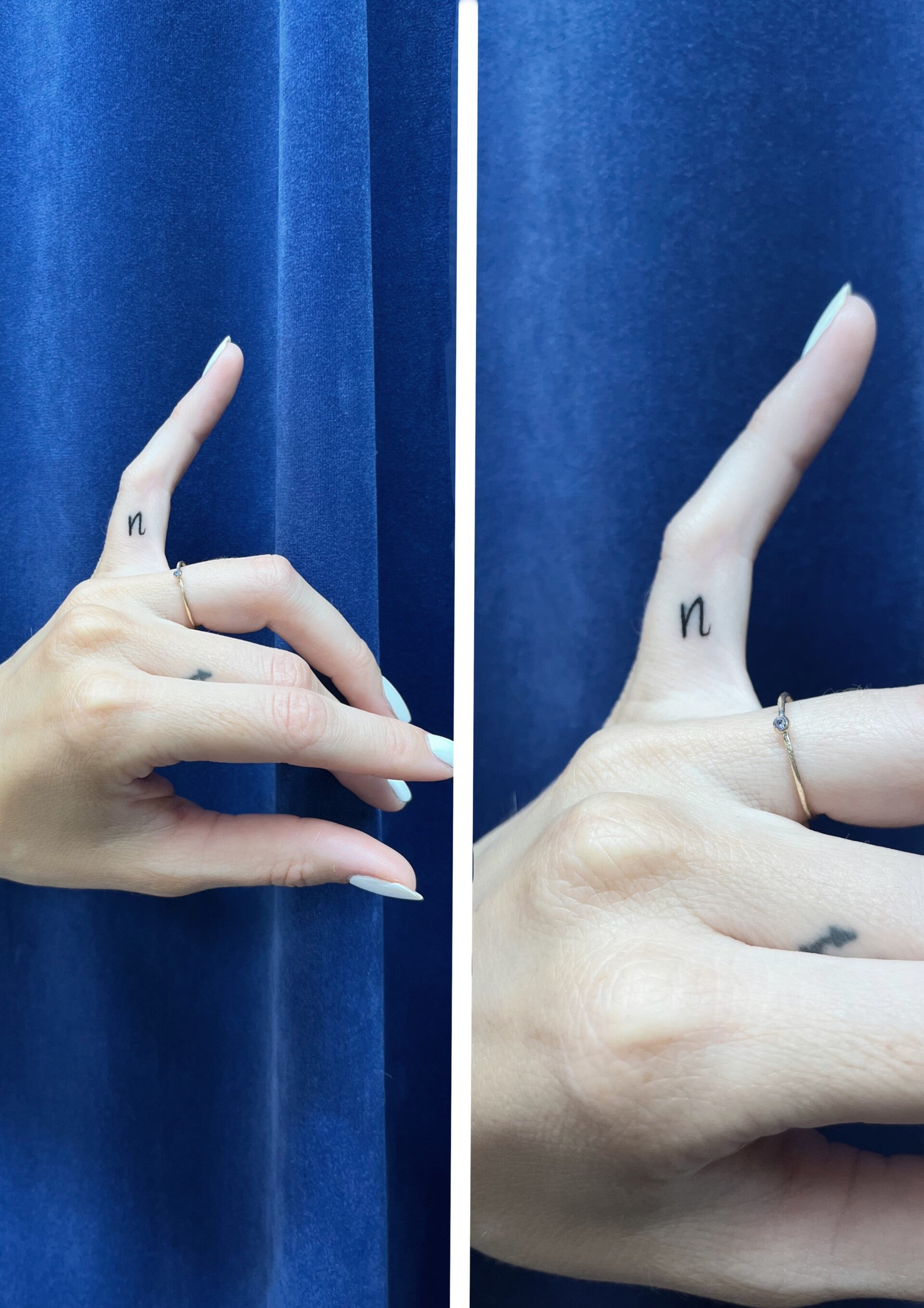 Single needle tattoo Elmar tattoo