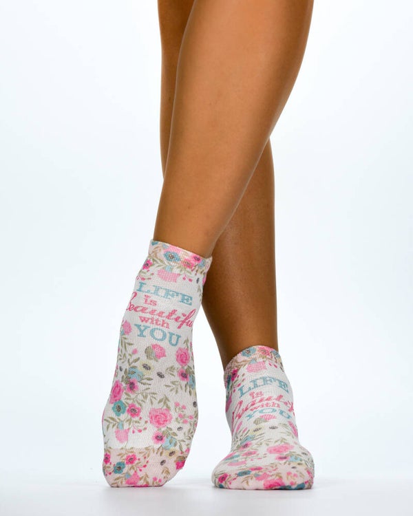 Women Sneaker Flower Love