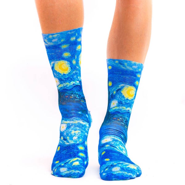 Men Socks Stary Night