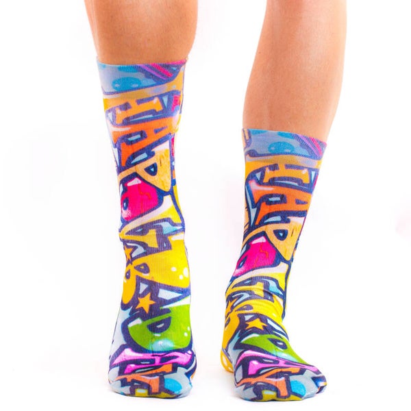 Men Socks Graffitti V