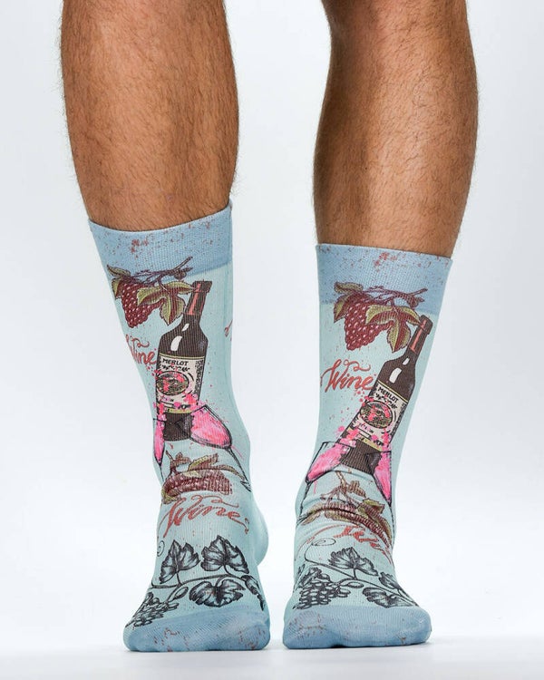 Men Socks Merlot