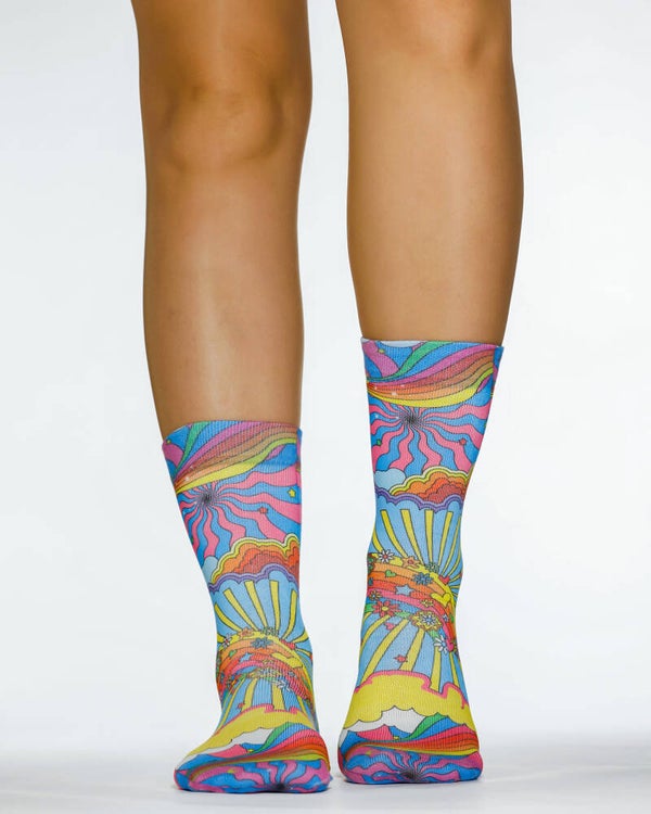 Women Socks Color Land