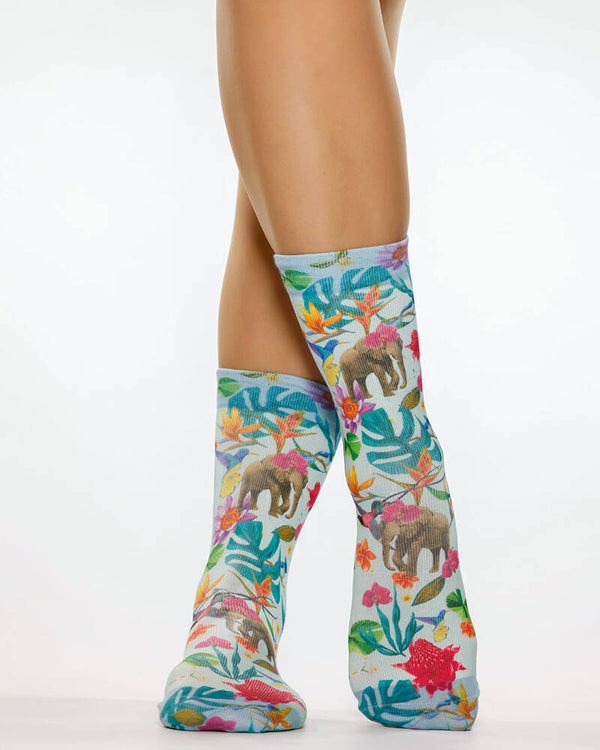 Women Socks Mrs. Elephant