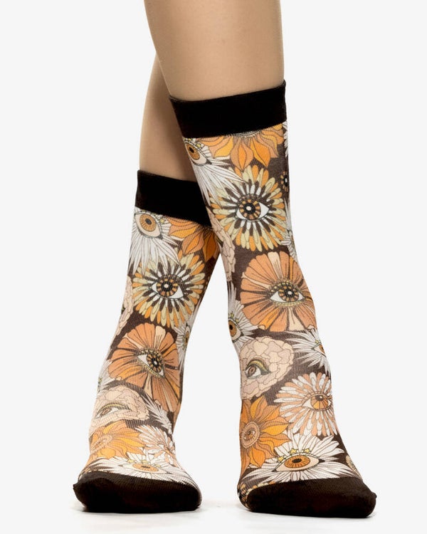 Women Socks Daisy Eye