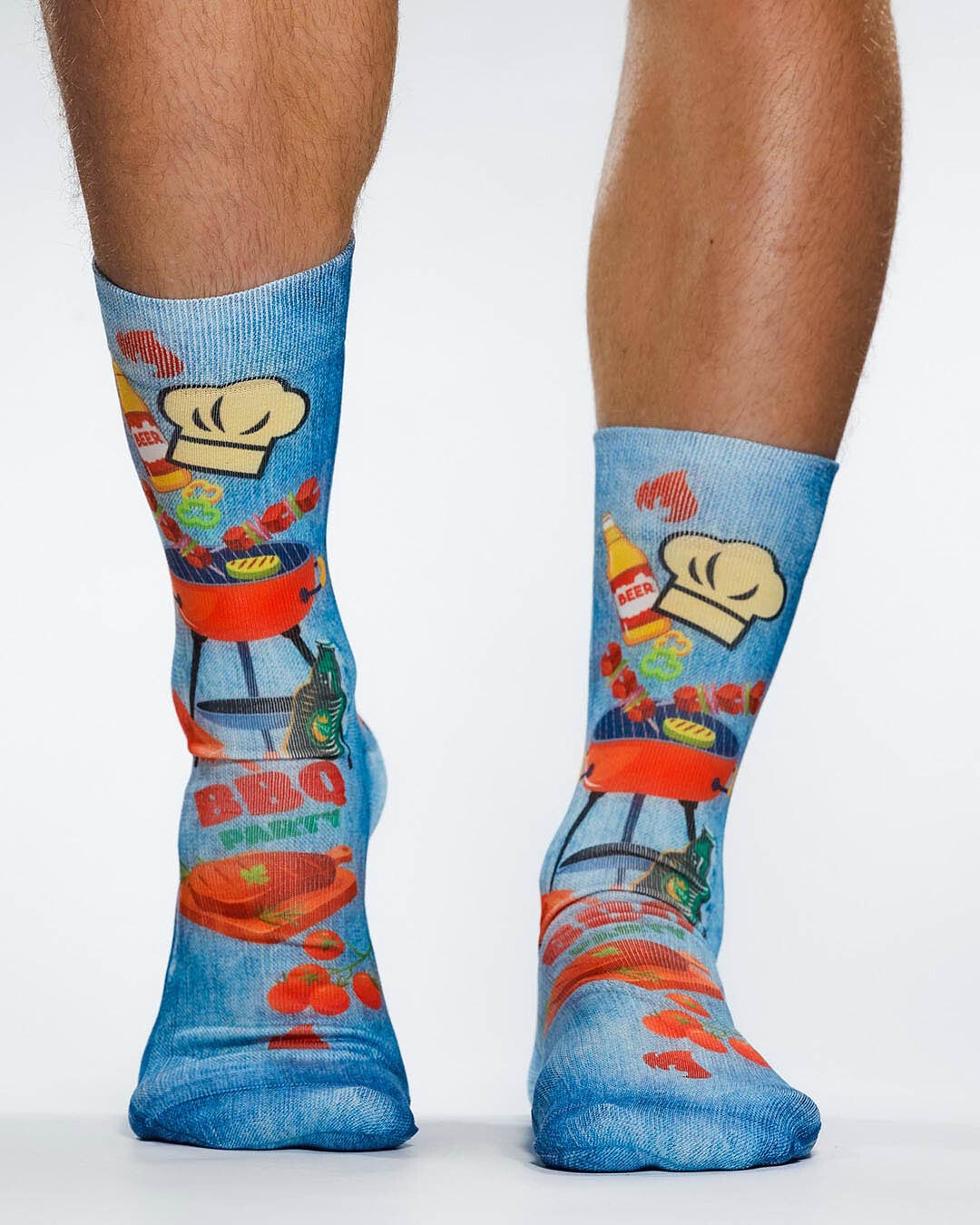 Men Socks BBQ