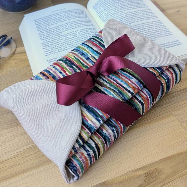 Pochette livre en tissu pour livre broché – Toscane