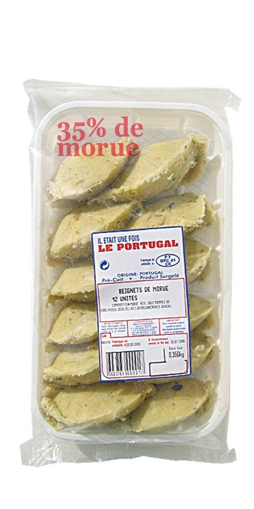 BEIGNETS MORUE  350GR BARQ 12UN