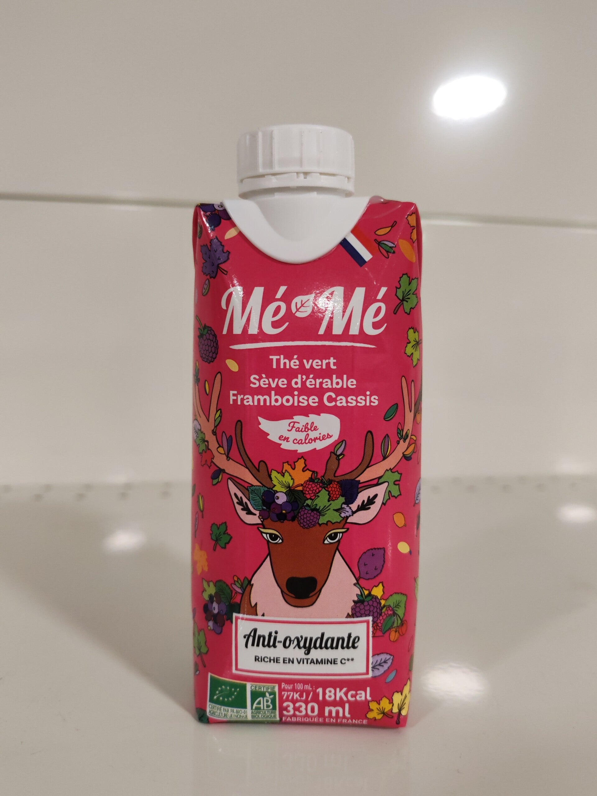 MeMe thé framboise Cassis anti oxydante