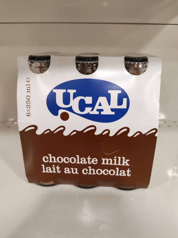 Ucal leite com chocolate 6 x 25 cl