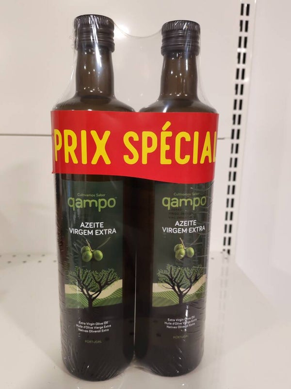 Qampo huile olive bi-pack 2x75 cl