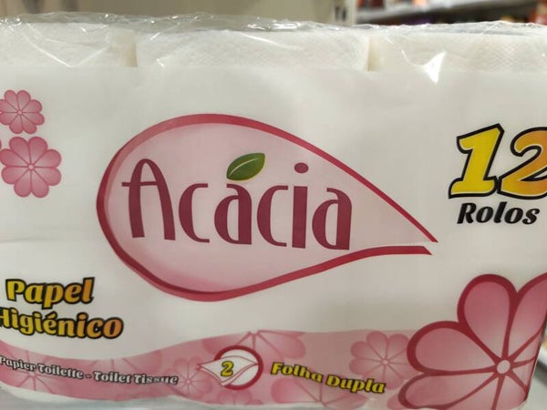 Acacia papel higiênico 12