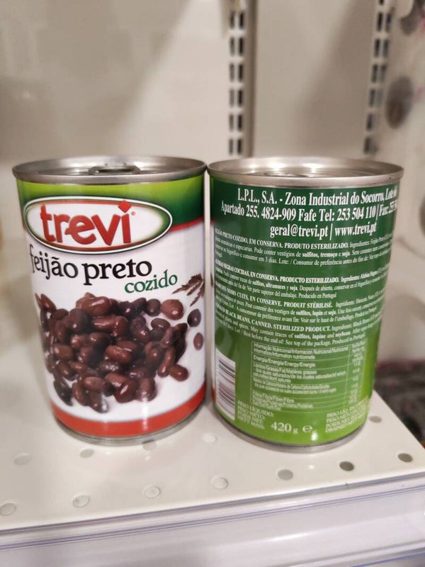 Trevi feijão preto cozido