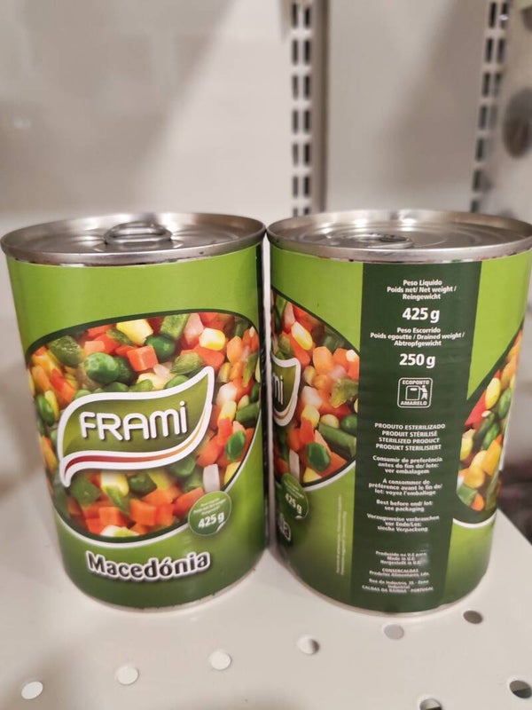 Frami Macedónia de légumes