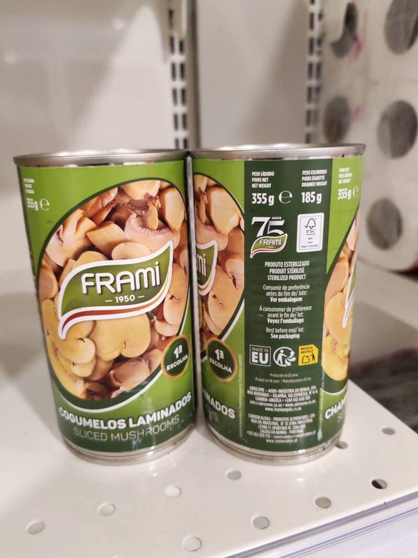 Frami cogumelos laminados