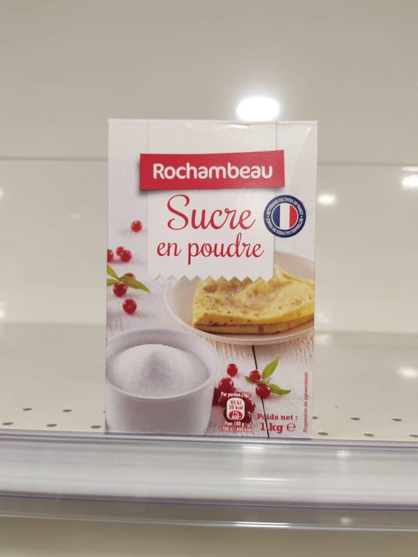 Rochambeau sucre en poudre étui 1 kg