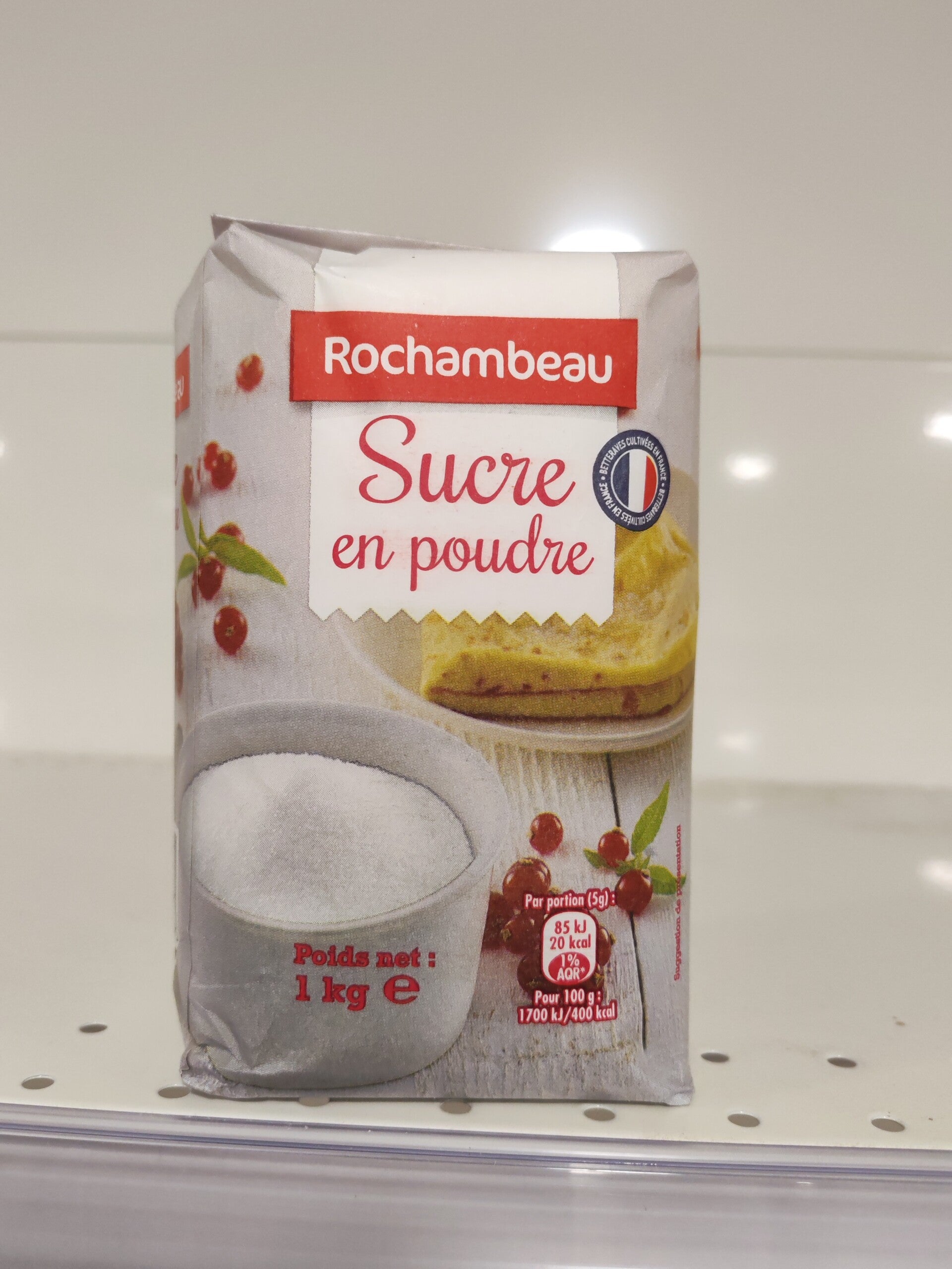 Rochambeau sucre en poudre sachet 1 kg
