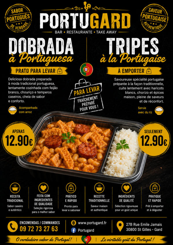 Dobrada a moda do Portugard (Tripes)