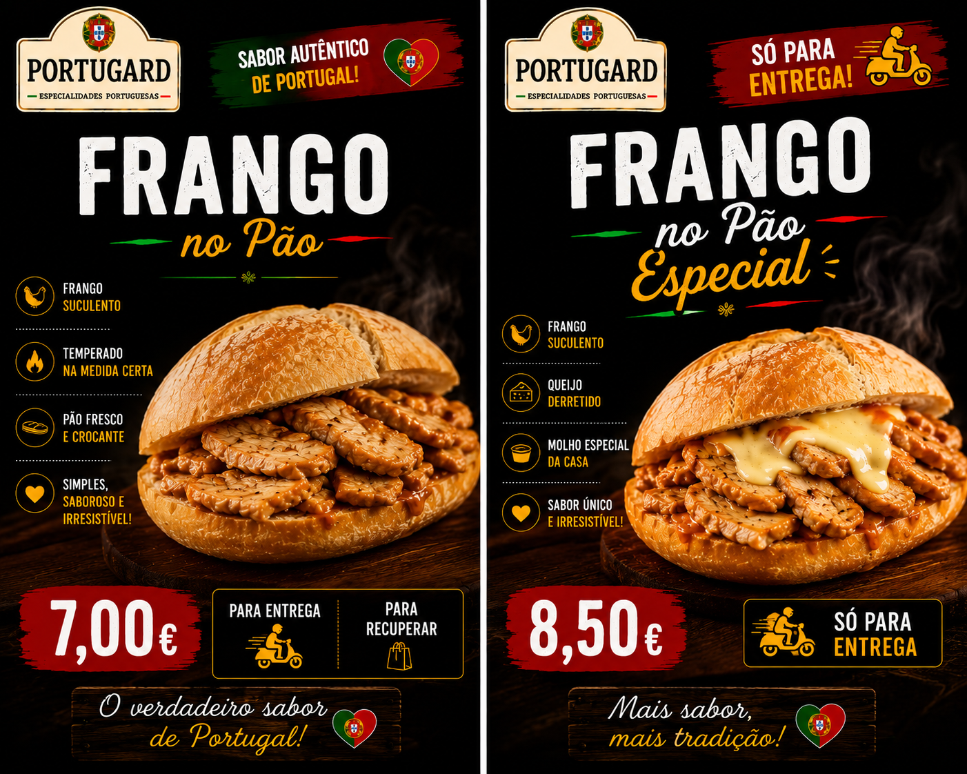BIFANA DE FRANGO NO PÃO
