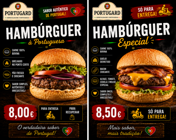HAMBURGUER AVEC ŒUF / COM OVO