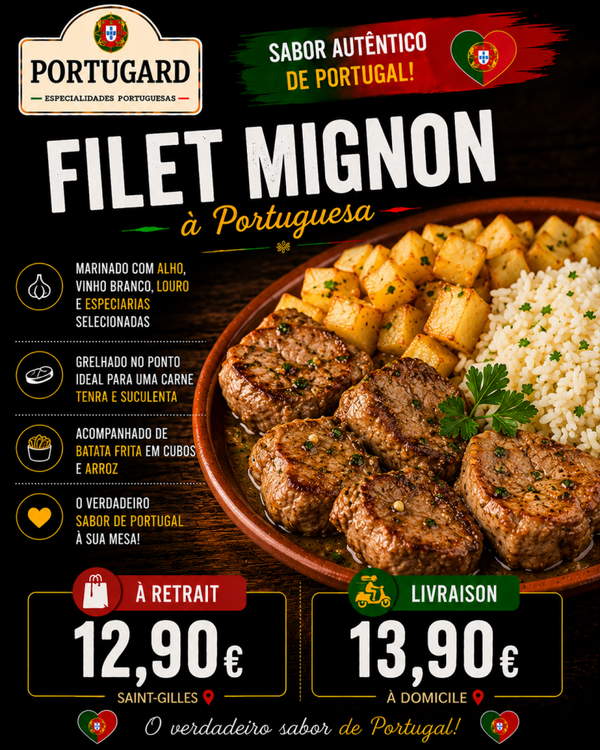 Filet Mignon à Portuguesa
