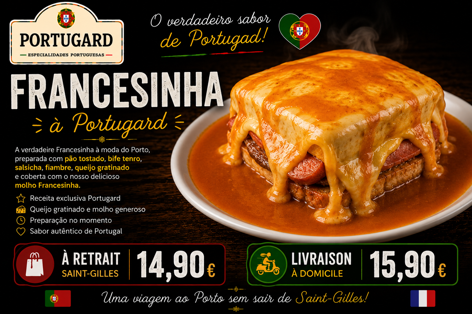 Francesinha à Portugard