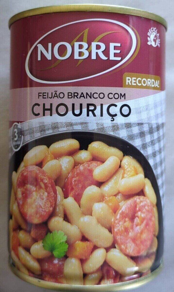 NOBRE FEIJÃO BRANCO COM CHOURICO 420 gr
