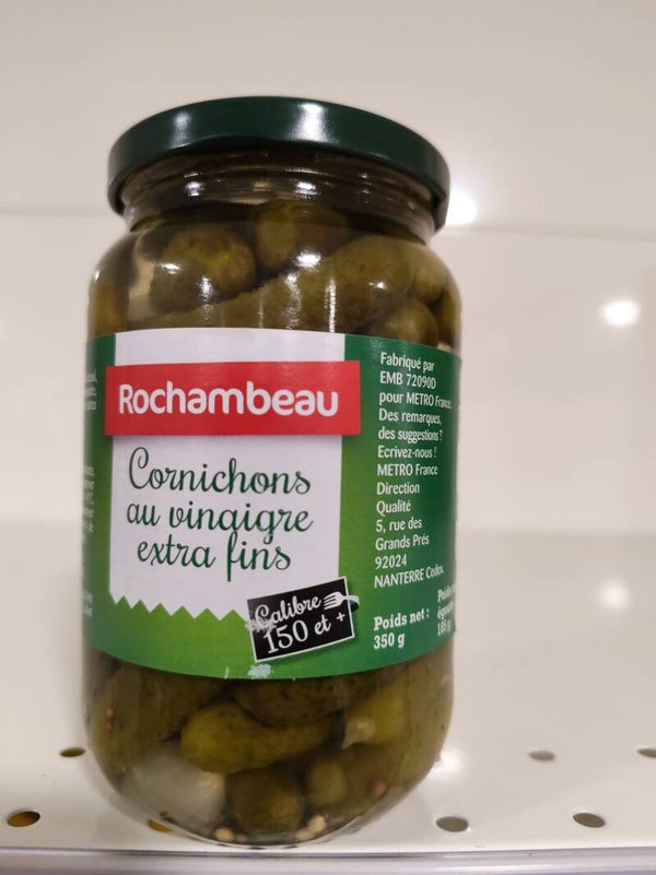 Rochambeau cornichons en vinaigre 350 gr