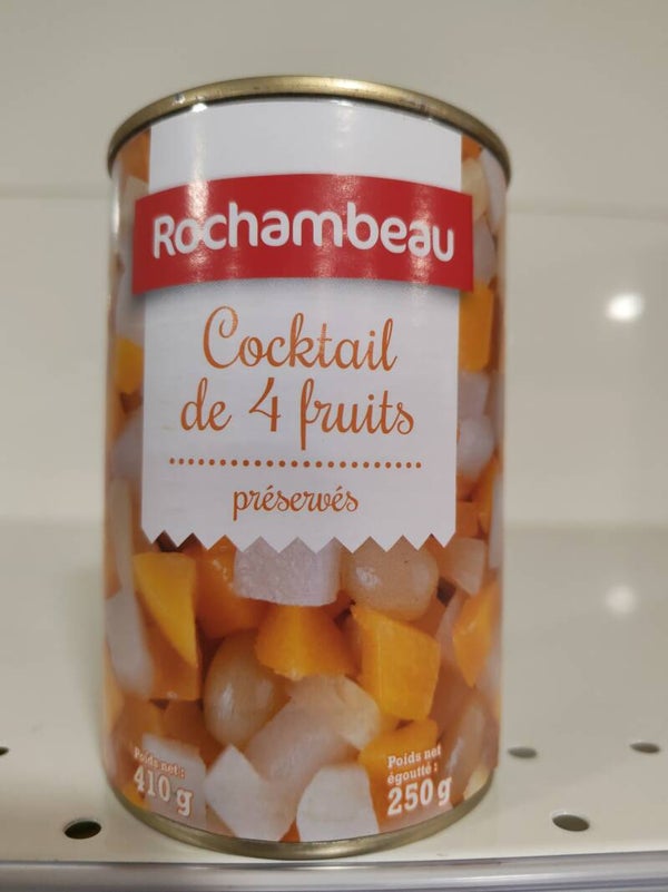 Rochambeau cocktail 4 fruits 410 gr