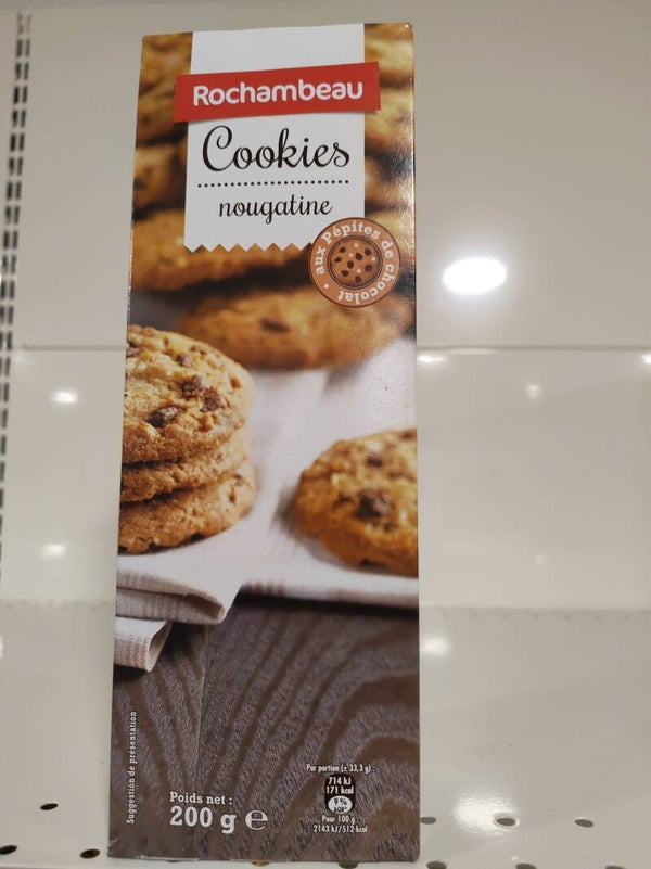 Rochambeau cookies nougatine 200 gr