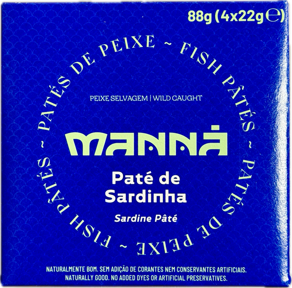 Manná – Paté de Sardinha (88 g / 4x22 g)
