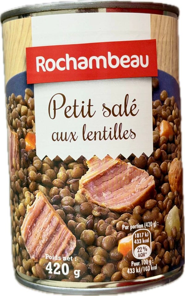 Rochambeau — Petit Salé aux Lentilles (420g)