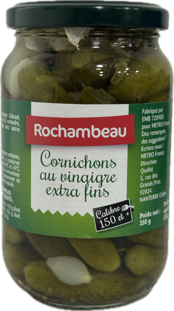 Rochambeau — Cornichons en Vinaigre (350g)
