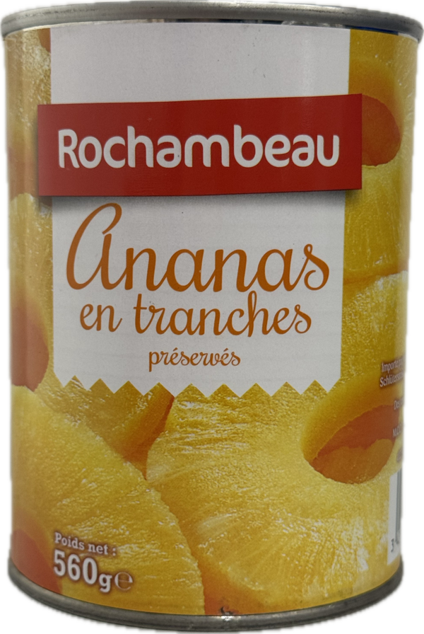 Rochambeau — Ananás en Tranche (560g)