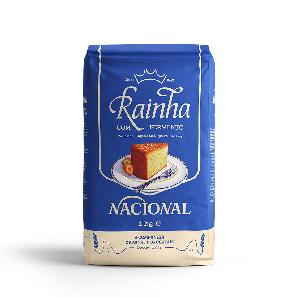 NACIONAL FARINE RAINHA COM FERMENTO PARA BOLOS 1kg