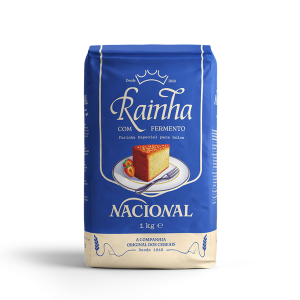 NACIONAL FARINE RAINHA COM FERMENTO PARA BOLOS 1kg