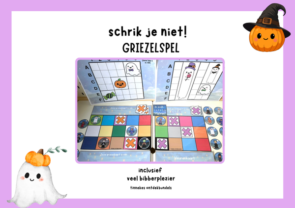 Griezelspel; zoek de griezelfiguren!